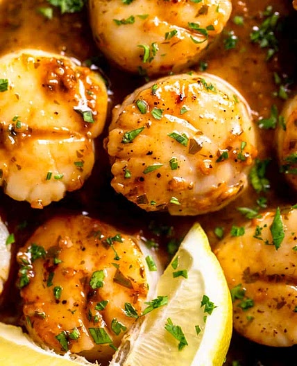 Lemon Butter Scallops