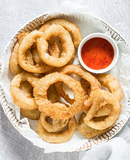 Air Fryer Frozen Onion Rings