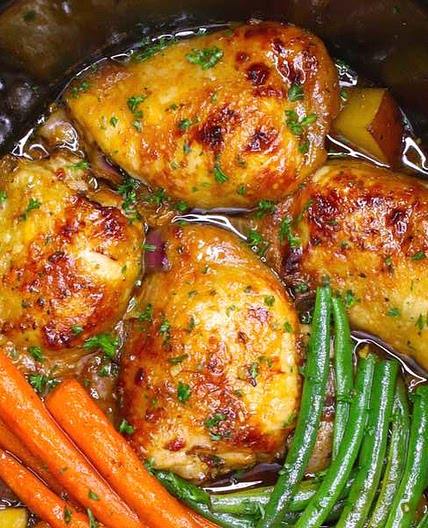 Slow Cooker Honey Garlic Chicken