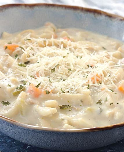 Instant Pot Creamy Chicken Noodle Soup