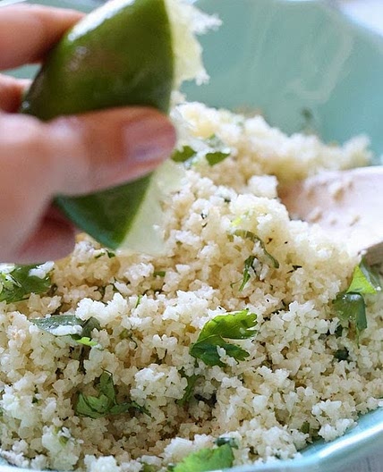 Cilantro Lime Cauliflower "Rice"
