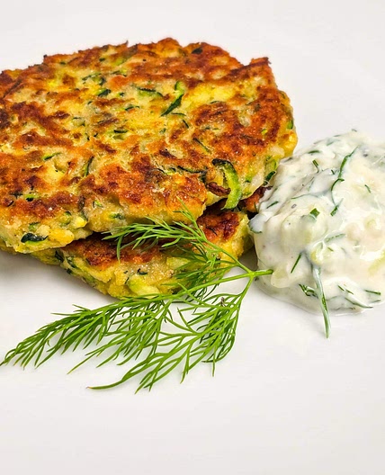Zucchini Fritters with Chickpea Flour