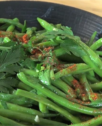 Haricots verts au beurre