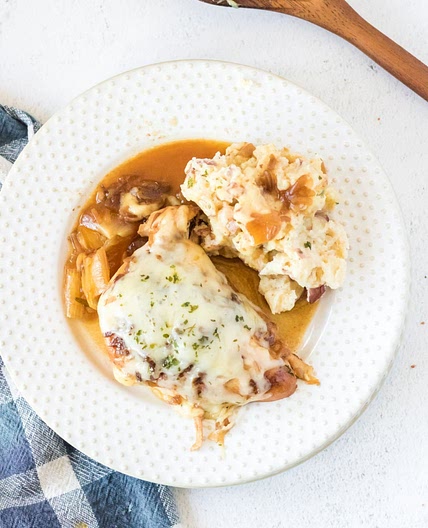 Slow Cooker French Onion Chicken