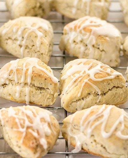 Lemon Poppy Seed Two-Bite Scones