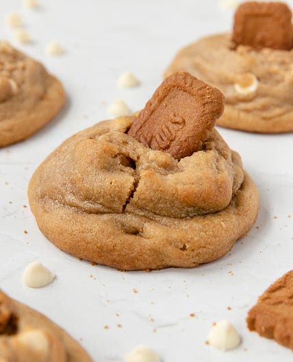 copycat Crumbl biscoff cookies
