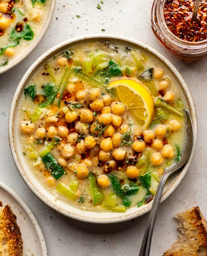 Greek-inspired chickpea stew