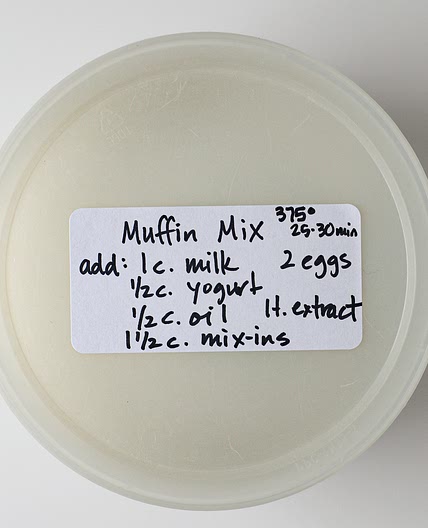 Homemade Muffin Mix Recipe