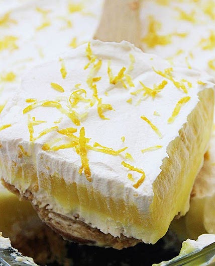 No Bake Lemon Layered Dessert