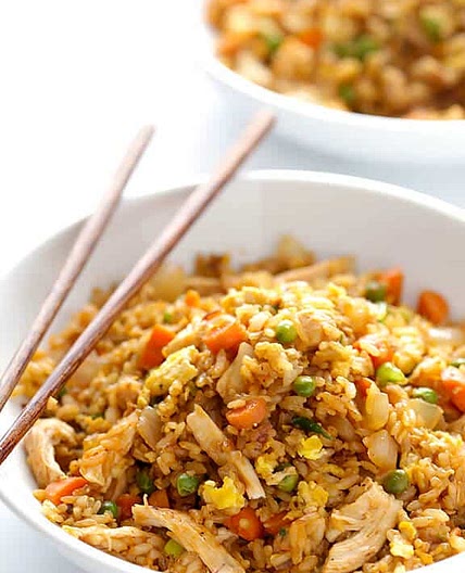 Spicy Chicken Fried Rice