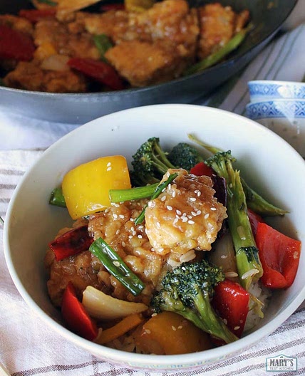 Vegan General Tso's Chicken Recipe (gluten-free)