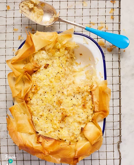 Cheese, Onion and Potato Pie | Slimming & Weight Watchers Friendly