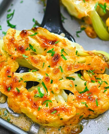 Creamy Cauliflower Steaks