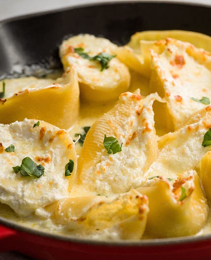 Four-Cheese Stuffed Shells