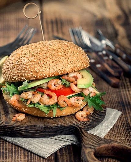 Thai Garnelen Burger