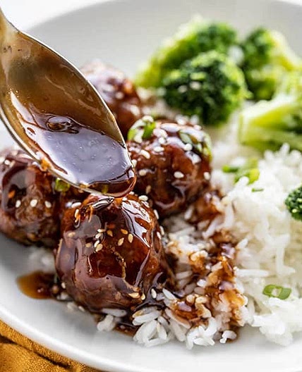 Teriyaki Meatball Bowls