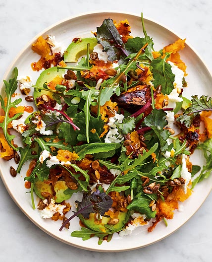 Ensalada de calabaza y harissa (Harissa squash salad)