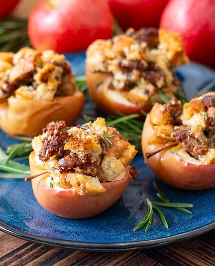Sausage-Stuffed Baked Apples Recipe