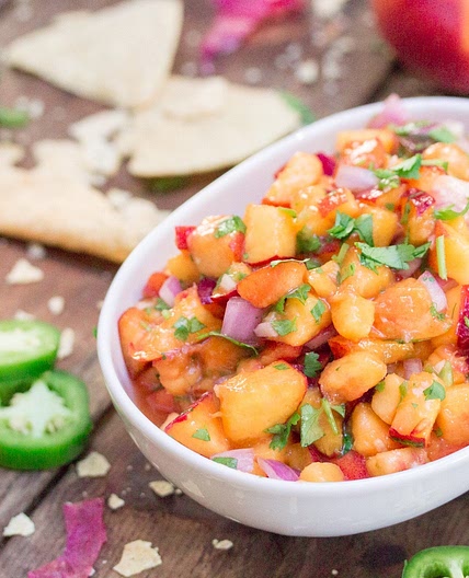 Spicy Peach Salsa