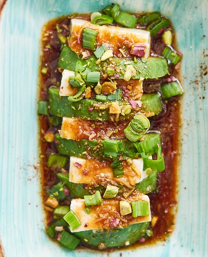 Vegan Tofu Avocado Salad