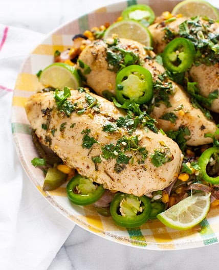 Sheet Pan Cilantro Lime Chicken Recipe