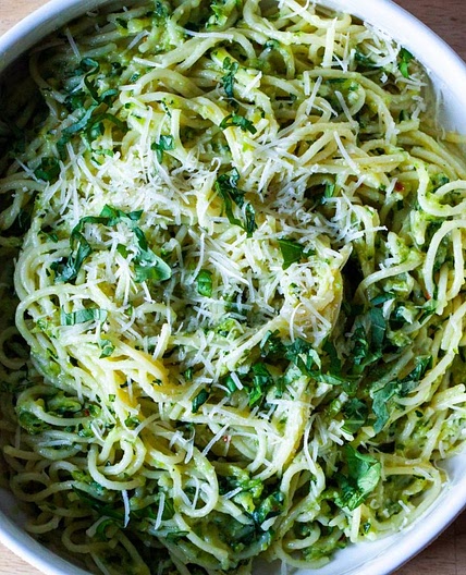 Zucchini Butter Spaghetti