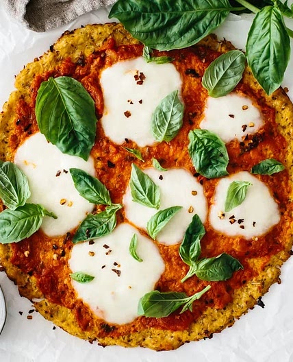 Cauliflower Pizza Crust (Low Carb Keto Pizza)
