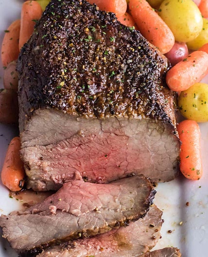 Marinated Beef Bottom Round Roast
