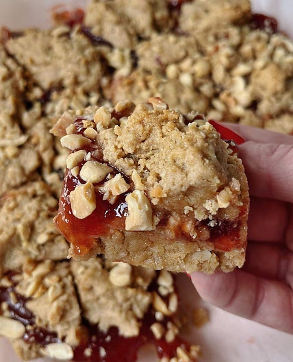 Gluten-Free Peanut Butter and Jelly Cookie Bars are Great for Kids and Adults