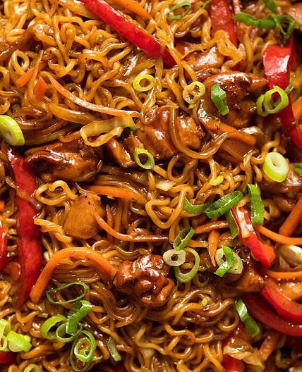 Chicken Vegetable Ramen Noodles