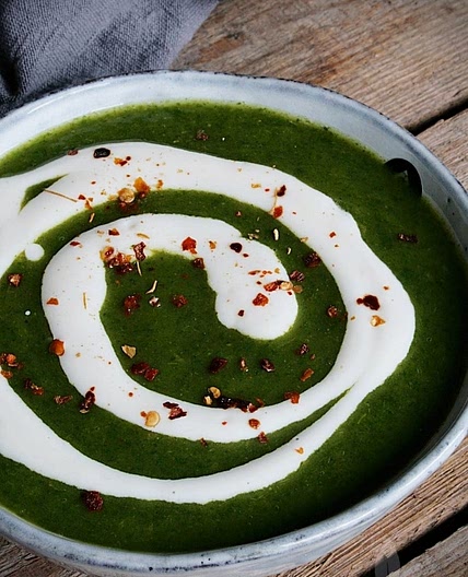 Kartoffel-Spinat-Suppe