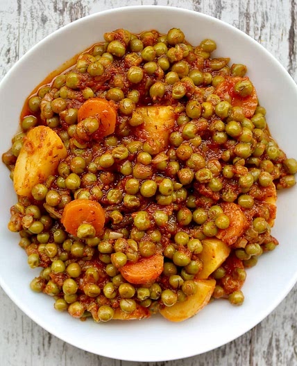 Greek Style Peas-Arakas Latheros