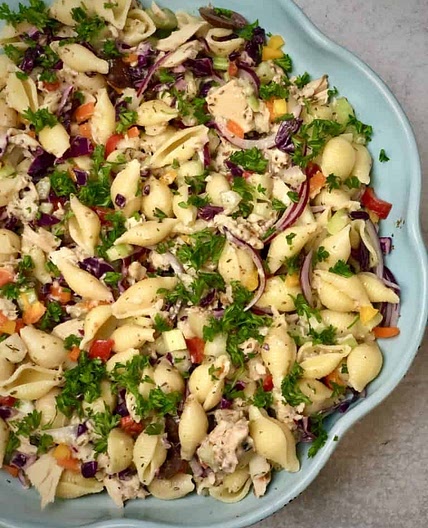 Italian Seasoned Tuna Pasta Salad