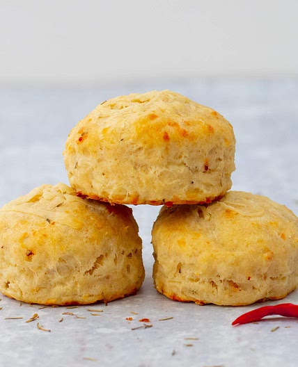 Cheese Scones with a Chilli Kick