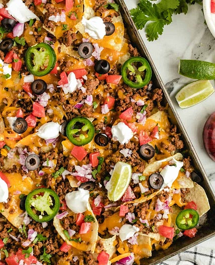 Easy Sheet Pan Nachos