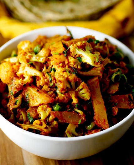 aloo gobhi matar dry recipe