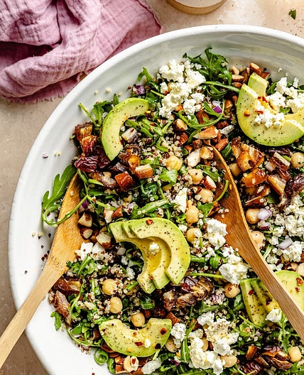 Chickpea Arugula Quinoa Salad