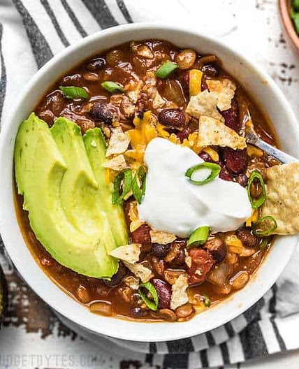 Slow Cooker Vegetarian Lentil Chili