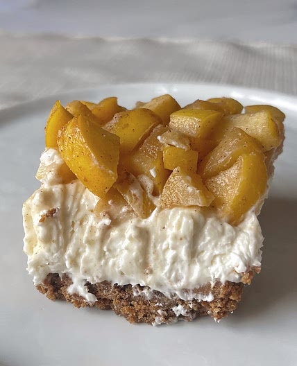 No Bake Apple Pie Cheesecake Bars ~ The Best Holiday Bite