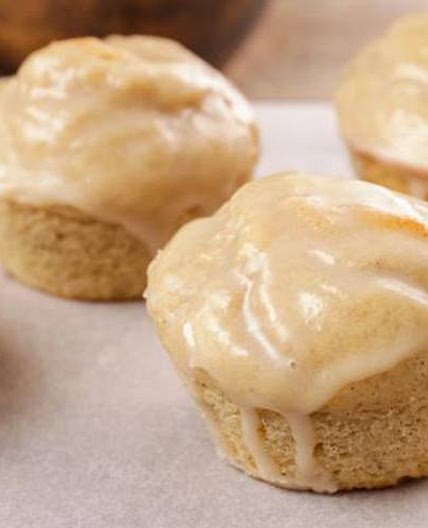 Keto Old Fashioned Glazed Doughnut Muffins