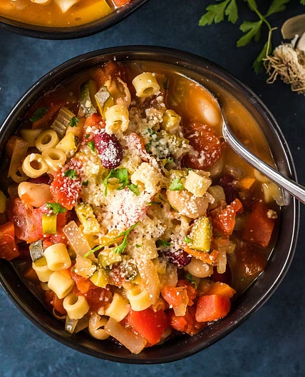 Slow Cooker Minestrone Soup