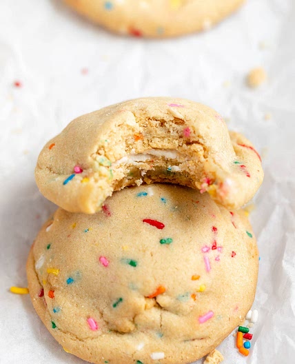 Oreo Stuffed Funfetti Cookies