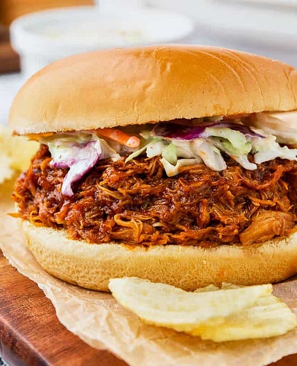 Slow Cooker BBQ Pulled Chicken
