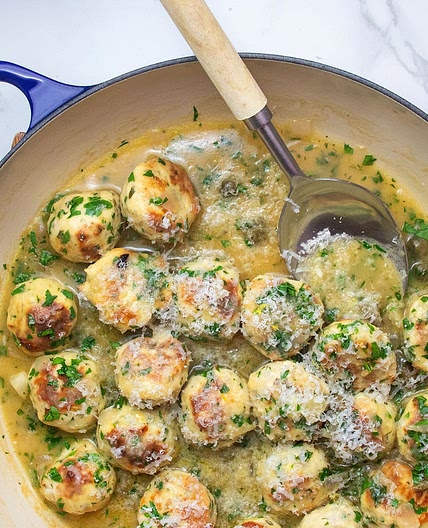 Chicken Piccata Meatballs