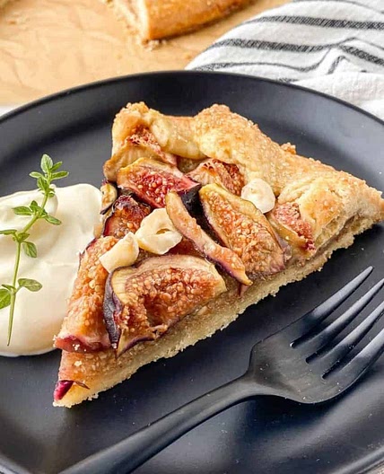 Hazelnut Fig Galette