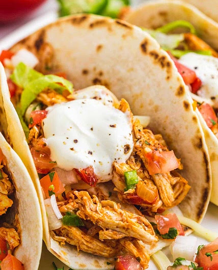 Shredded Chicken Tacos