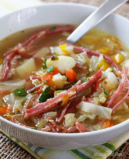 Corned Beef and Cabbage Soup