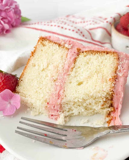 Strawberry Vanilla Cake