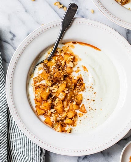 Cinnamon Apple Yogurt Bowls
