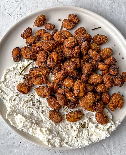 Whipped Feta Crispy Beans